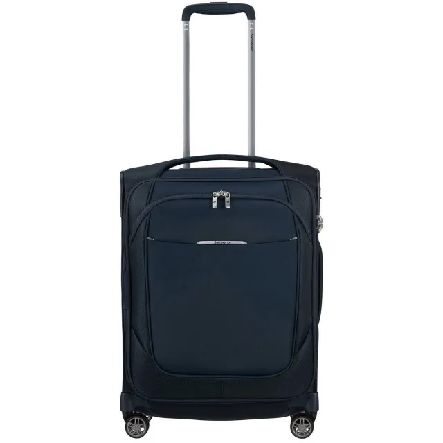 Samsonite Re-Lite spinner handbagagekoffer donkerblauw