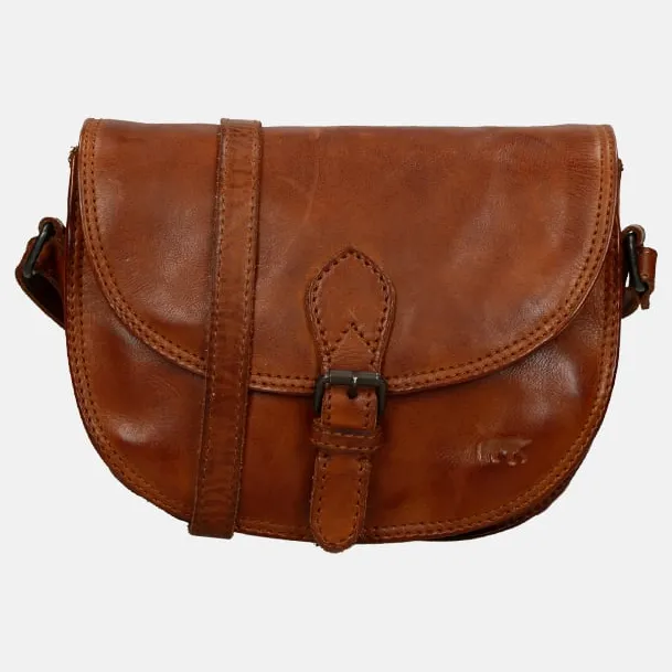 Bear Design Gigi crossbody tas cognac