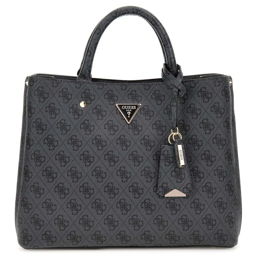 Guess Meridian II Girlfriend handtas coal logo grijs, foto 2