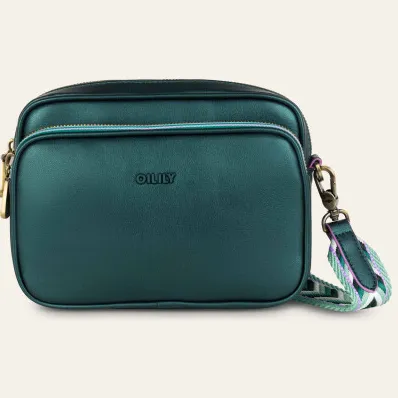 Oilily Smiley cross body groen