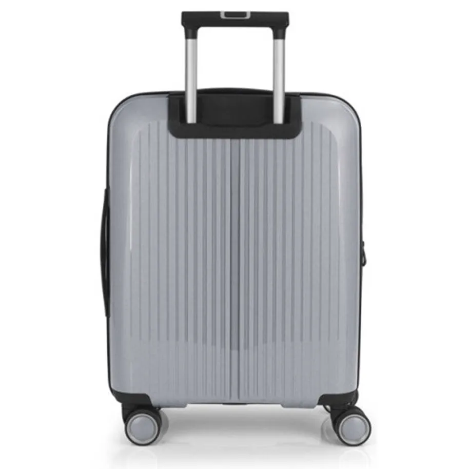 Gabol Brooklyn handbagage trolley 55 cm zilverkleurig, foto 2