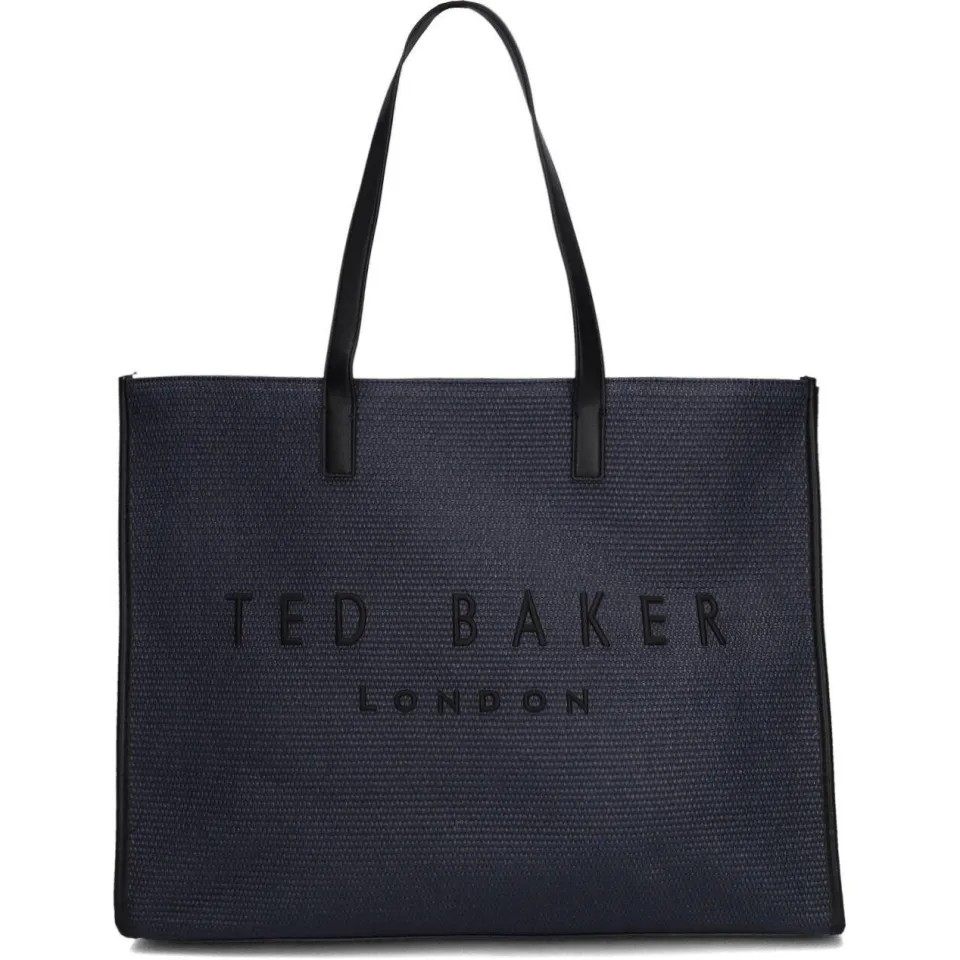 Ted Baker Pallmer Large Icon shopper donkerblauw