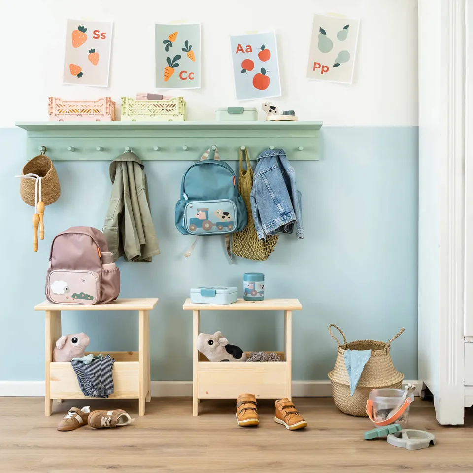 Done By Deer Tiny farm kinderrugzak blauw, foto 6