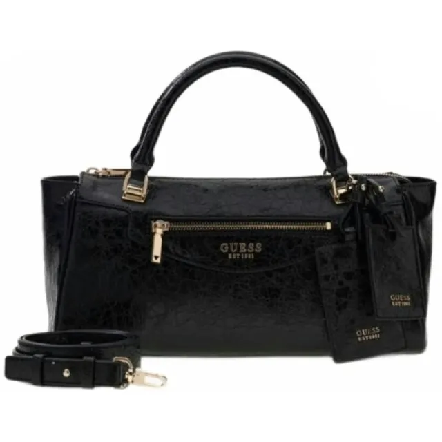 Tas Guess Hwtg21 83060 Antonia Satchel zwart