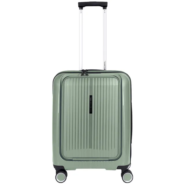 Gabol Brooklyn Cabin Trolley Front Pocket koffer groen