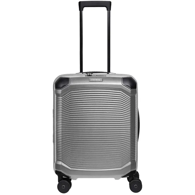 Travelite trolley Millennium 55 cm. zilverkleurig