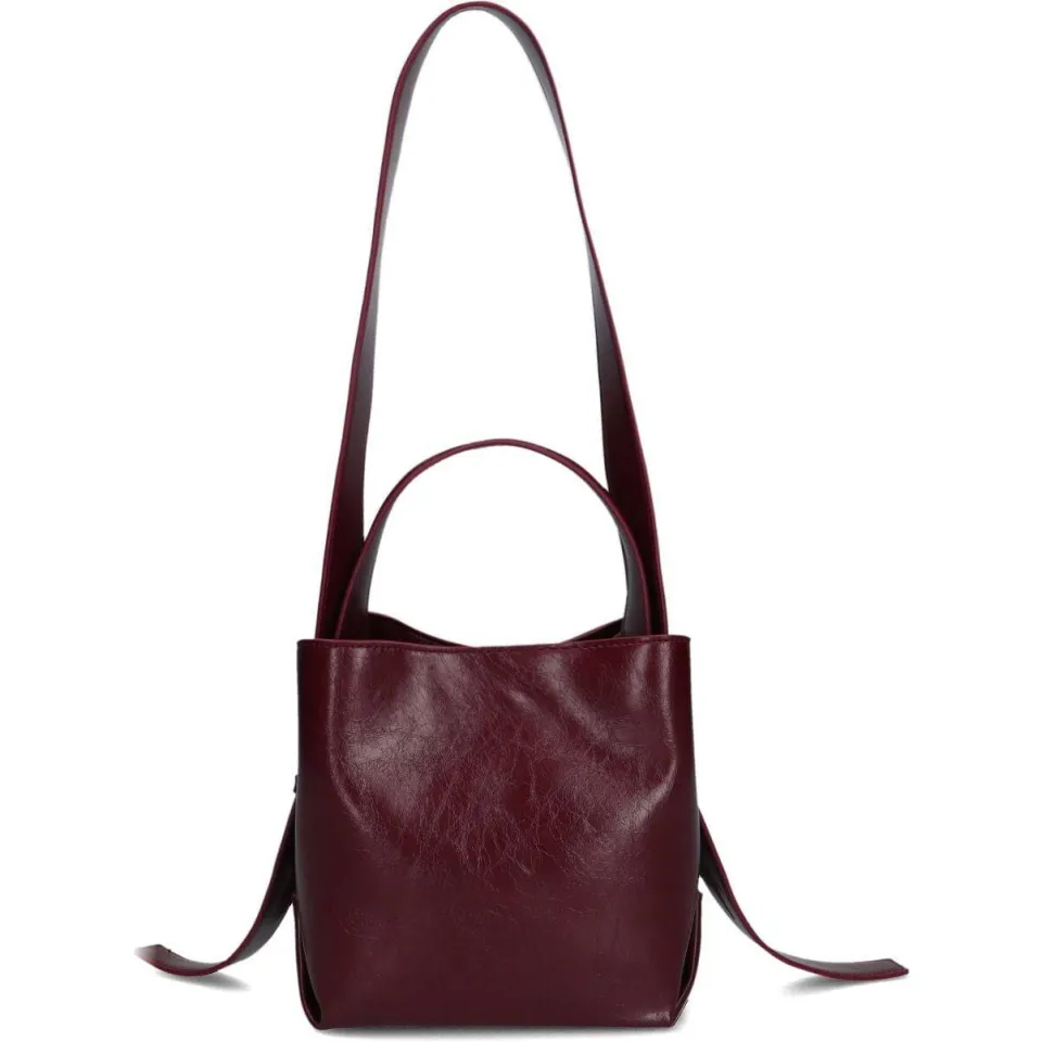 HVISK Handtassen Molly Raw Structure Bordeaux - One size, foto 3