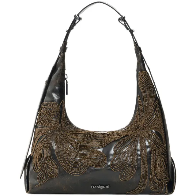 Desigual Mistral Busan schoudertas donkerbruin