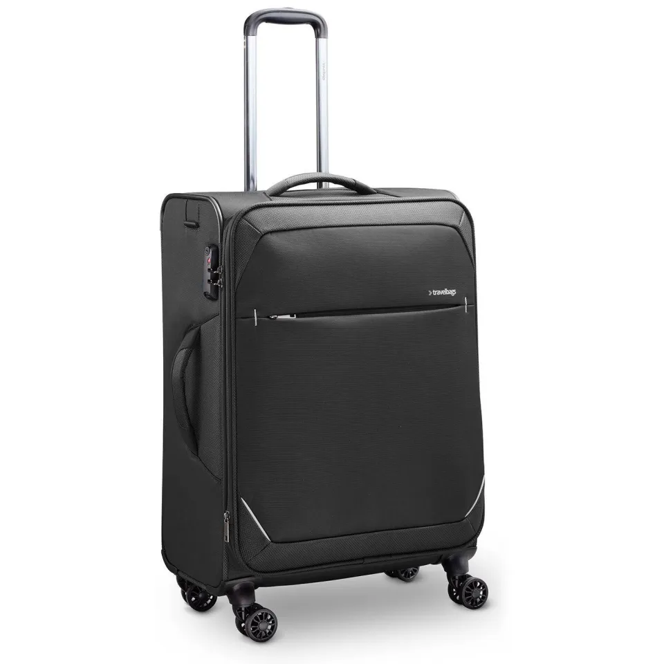 Travelbags The Base Soft trolley 68 cm zwart, foto 2