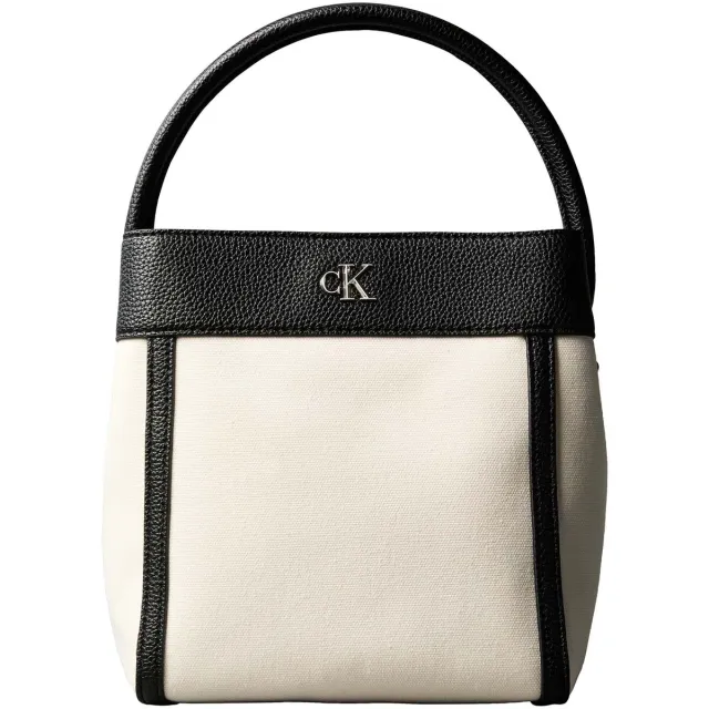 Calvin Klein Ck Canvas Bucket With Strap wit