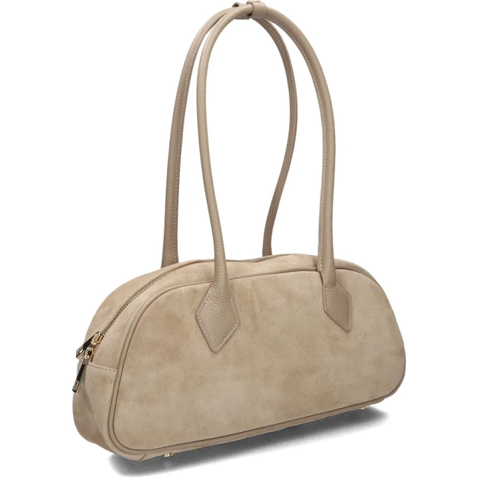 Notre-V Minae schoudertas beige suede, foto 3