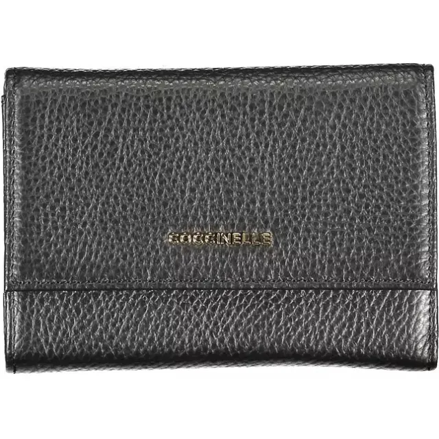 Coccinelle Metallic Soft korrelleer portemonnee zwart