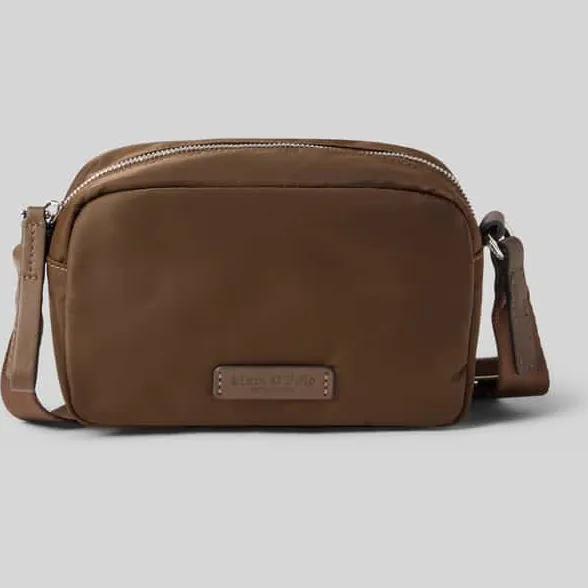 Marc O'Polo Schoudertas met ritsvak Dark Walnut