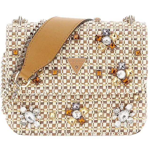 Guess Beauvoir damesschoudertas Cognac