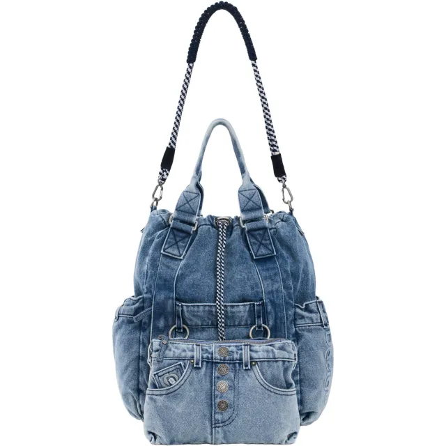 Desigual denim rugzak blauw
