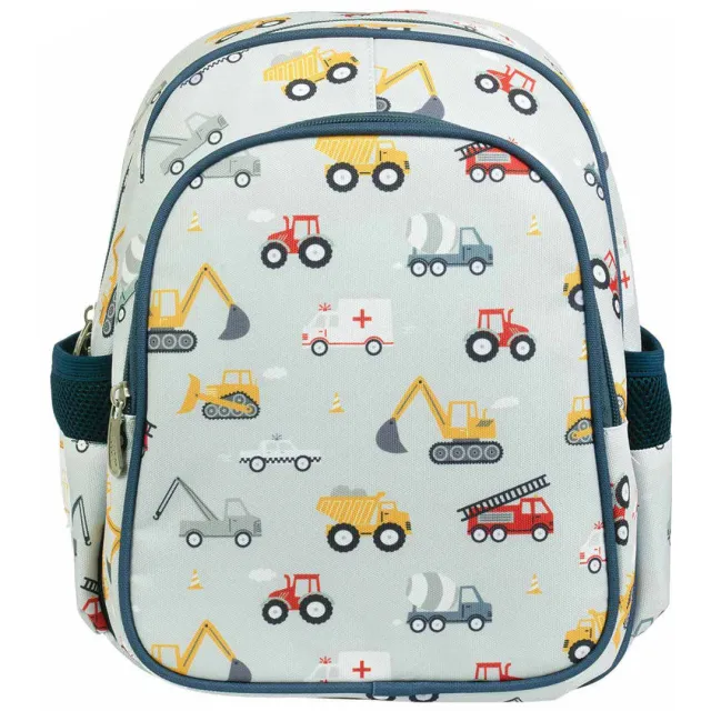 A Little Lovely Company rugzak Noa Vehicles Grijs