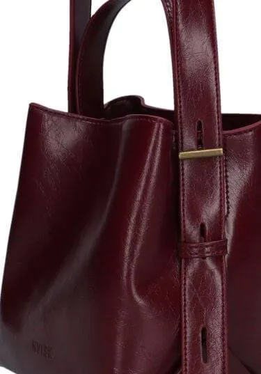 HVISK Handtassen Molly Raw Structure Bordeaux - One size, foto 5