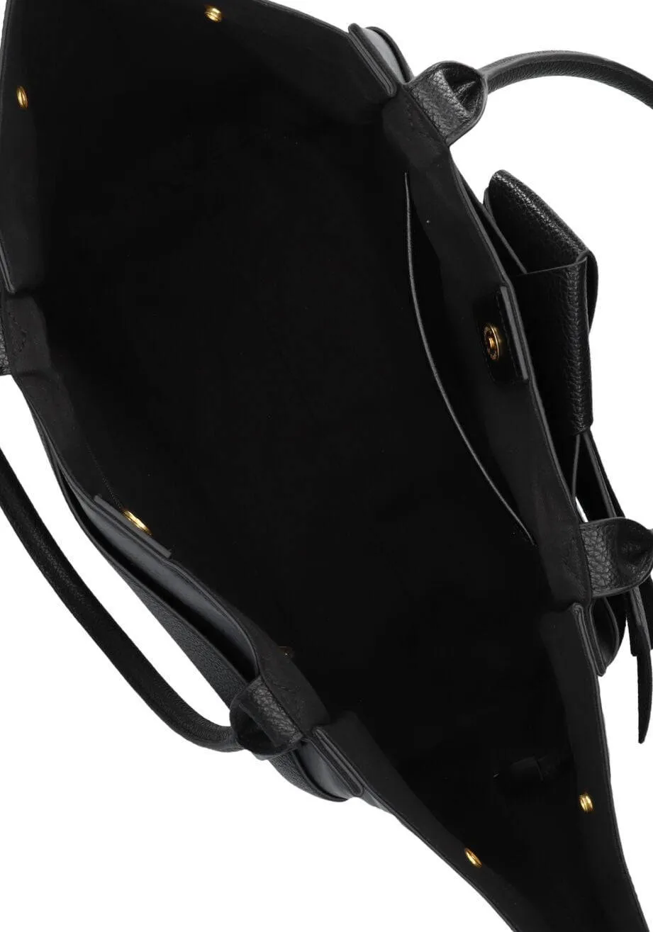 Ted Baker Sophian Knot Bow shopper zwart, foto 5