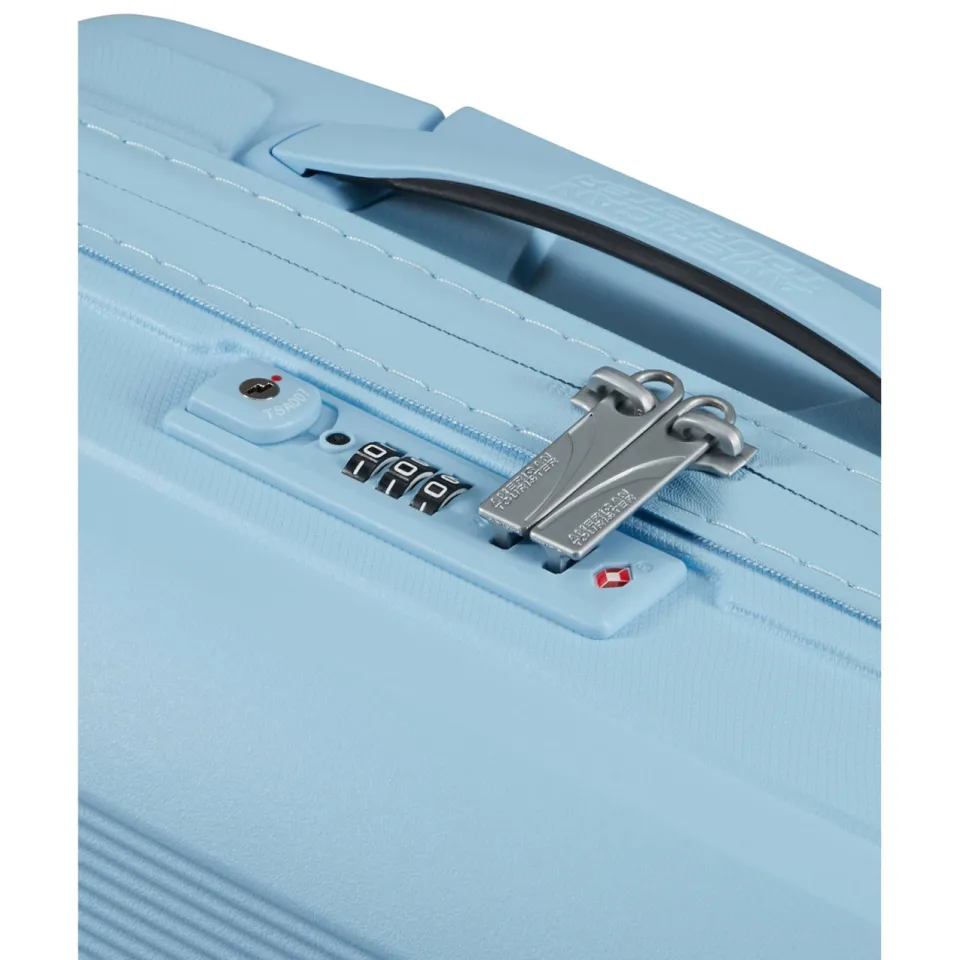 American Tourister Airconic spinner koffer lichtblauw, foto 6