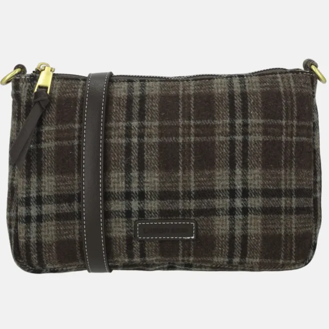 Laurent David Taylor crossbody tas S donkerbruin