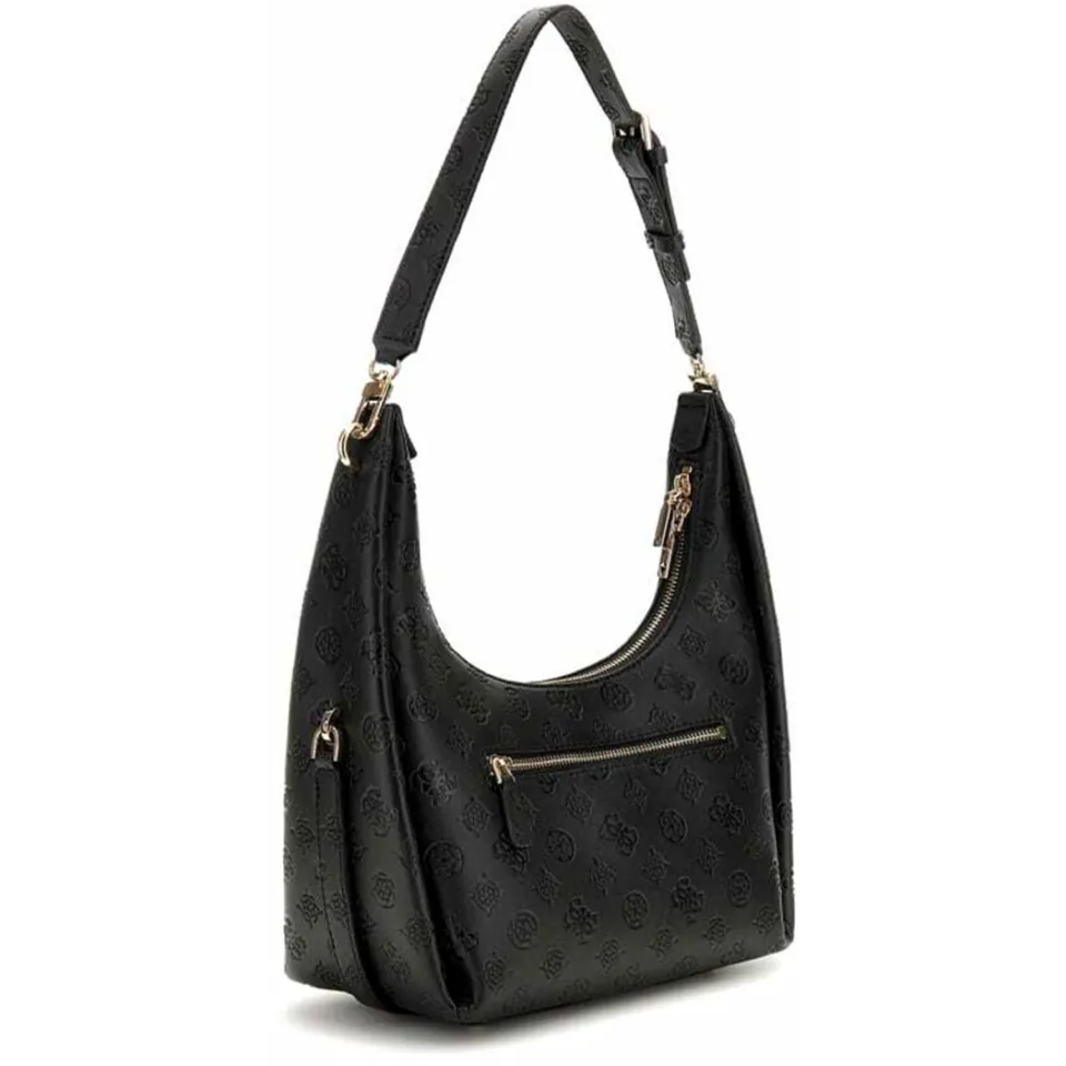 Guess Phoebe Hobo Schoudertas zwart, foto 3
