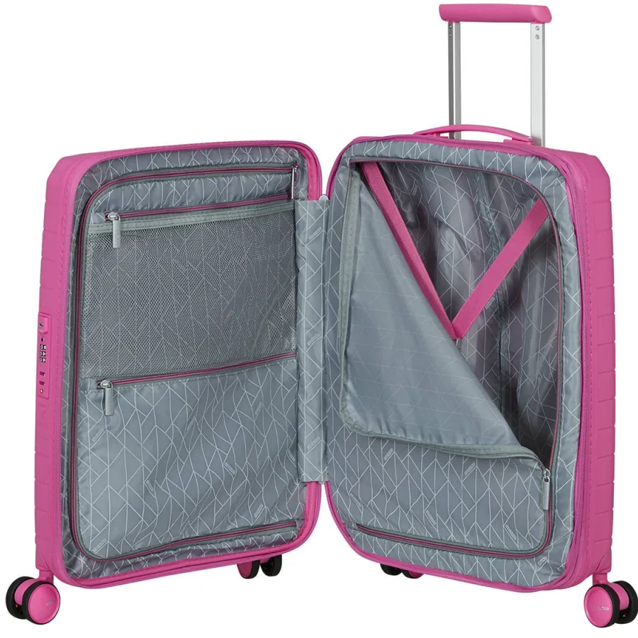 American Tourister Fastforward spinner handbagagekoffer roze, foto 5