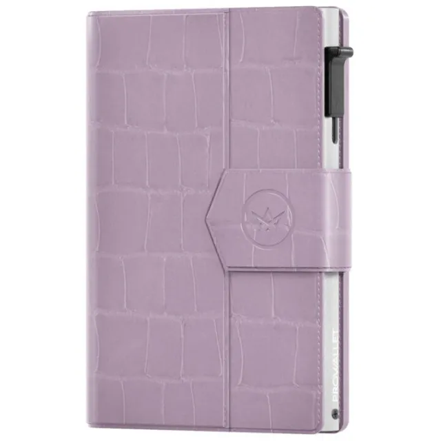 Prowallet Portemonnee Prowallet Pasjeshouder Plus Croco Lila Violet