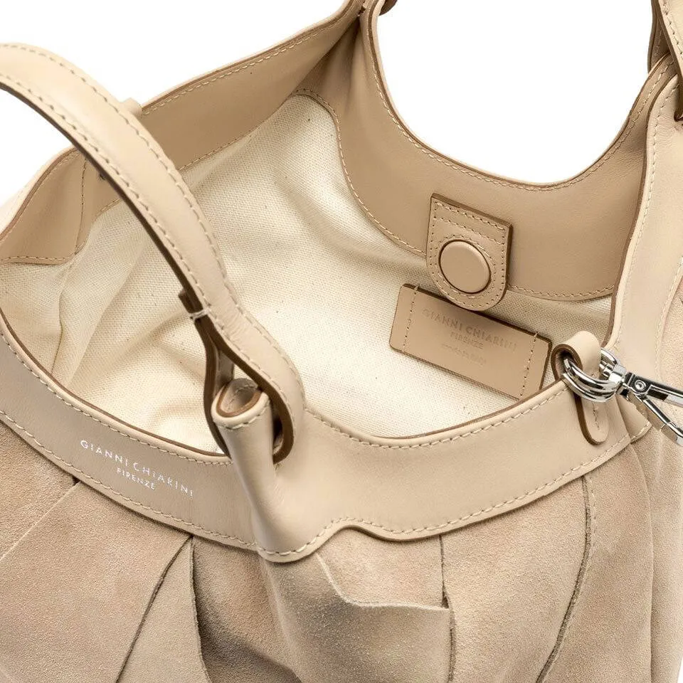 Gianni Chiarini Dua 12349 schoudertas beige, foto 5