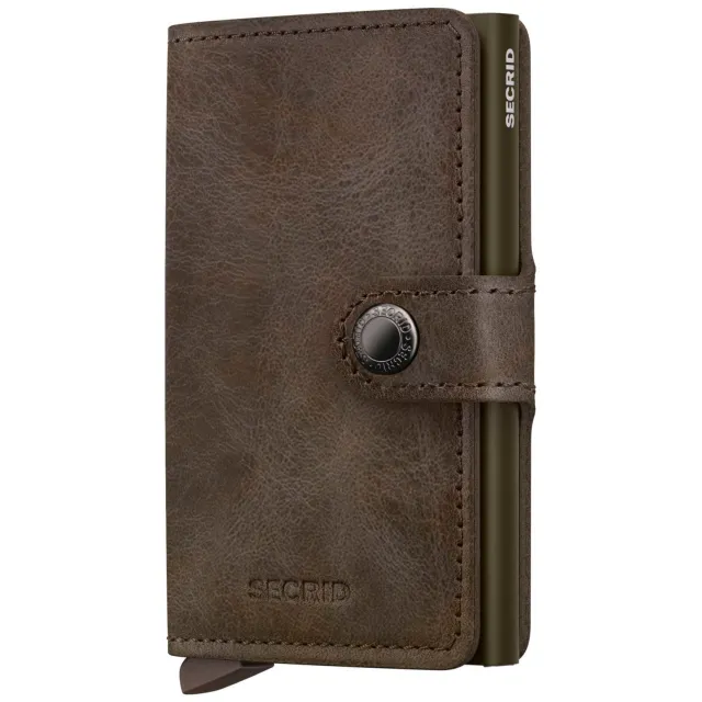 Secrid Mini Wallet portemonnee bruin