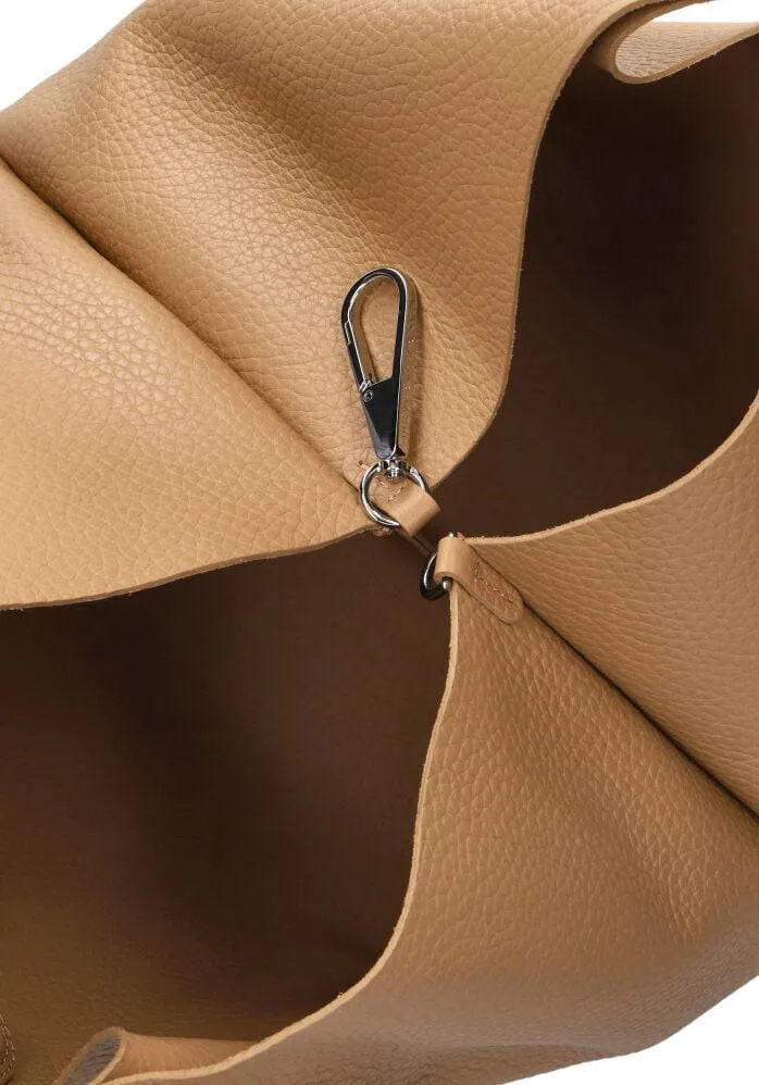 Gianni Chiarini Dua shopper camel, foto 4