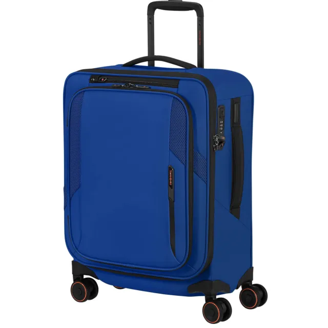 Samsonite Glazed Spinner koffer 55 cm blauw