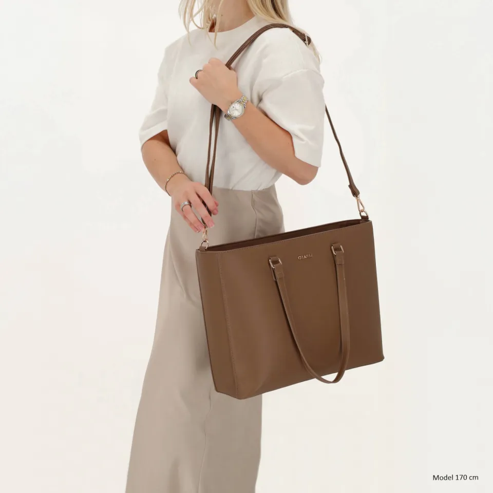 Charm London Birmingham shopper bruin, foto 4