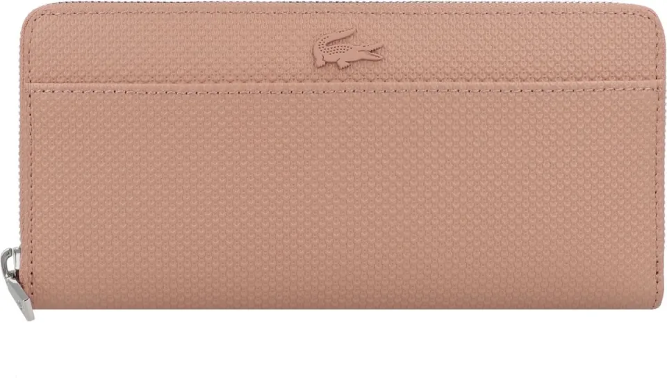 Lacoste Chantaco Classics long zip portemonnee roze