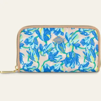 Oilily Zana portemonnee met tulpenprint beige