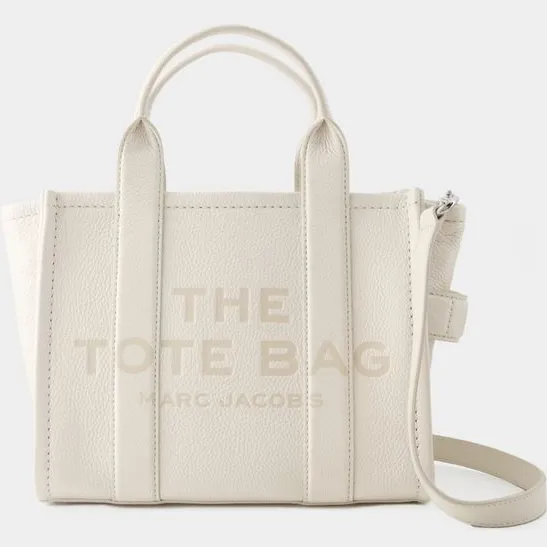 Marc Jacobs De Mini Tote - Marc Jacobs - Leer - Zilver White