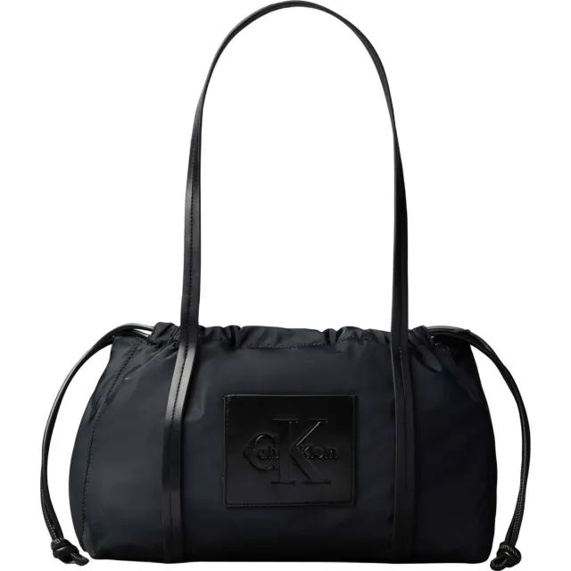Calvin Klein nylon schoudertas zwart