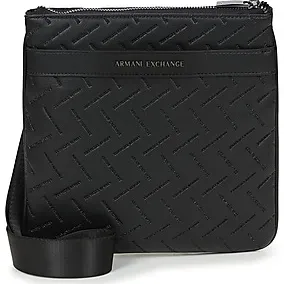 Armani Exchange Embedded Brand messenger tas zwart, foto 3