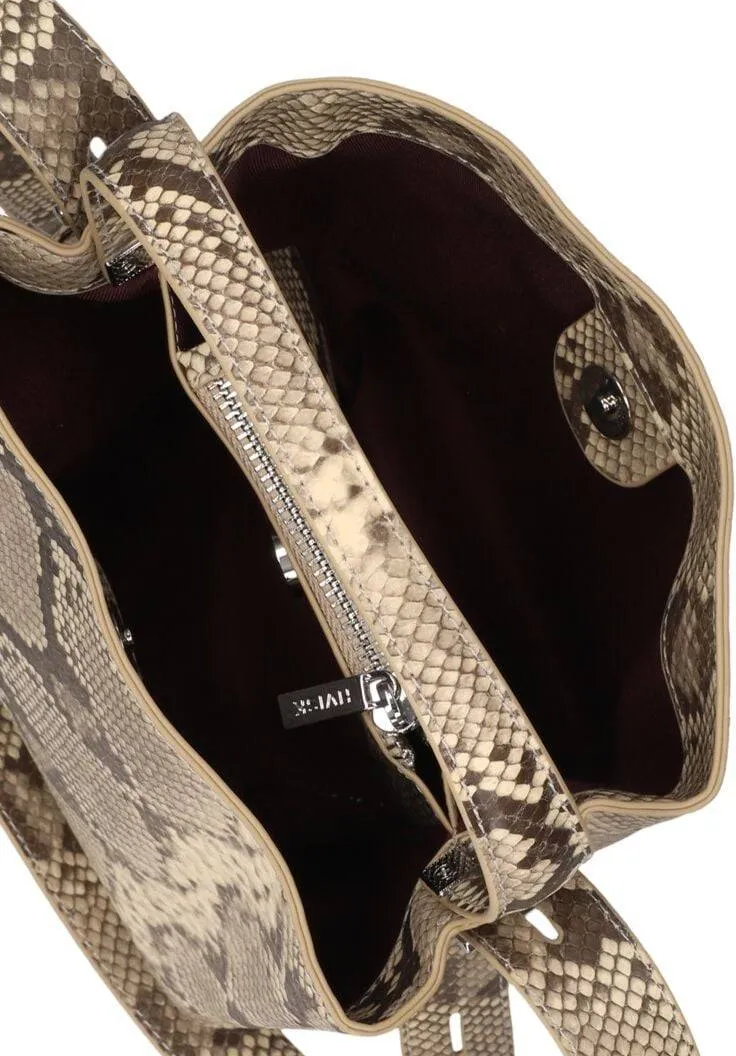 HVISK Handtassen Molly Scaly Structure Taupe - One size, foto 4