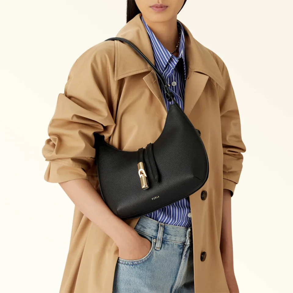 Furla Goccia S schoudertas zwart, foto 5