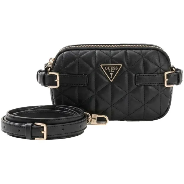 Guess Schoudertas Guess Paisleigh Mini Camera Zwart
