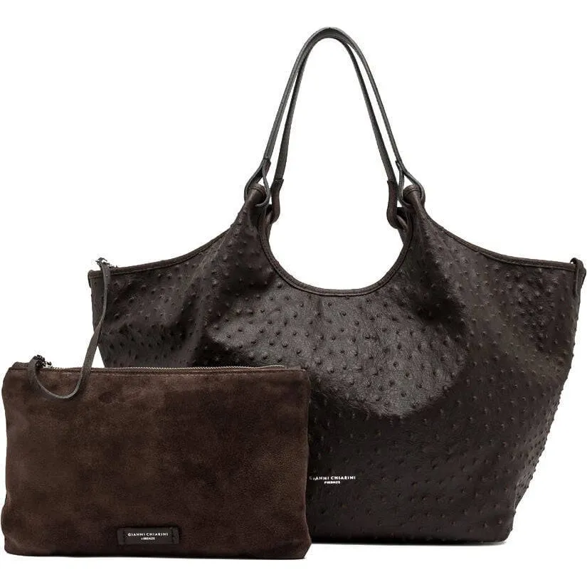 Gianni Chiarini Dua shopper bruin, foto 2