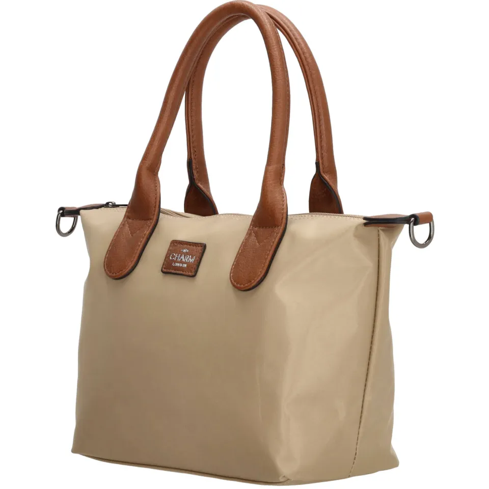 Charm London Buckingham mini shopper beige, foto 2