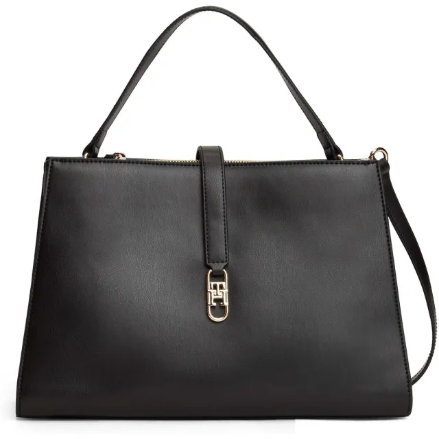 Tommy Hilfiger Th Libre satchel handtas zwart