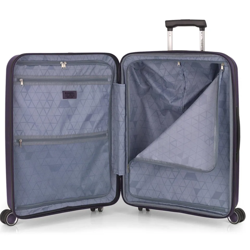 Gabol trolley Brooklyn 65 cm. Expandable paars, foto 3