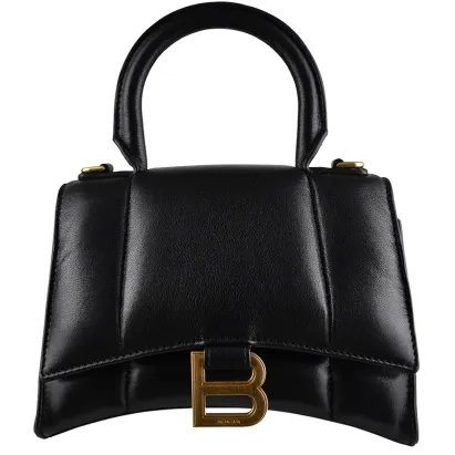 Balenciaga Hourglass handtas Zwart