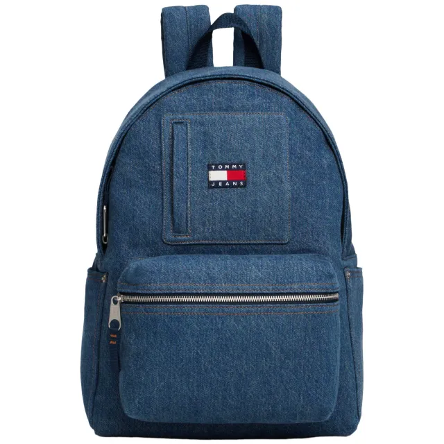 Tommy Jeans denim rugzak TJM Utility blauw
