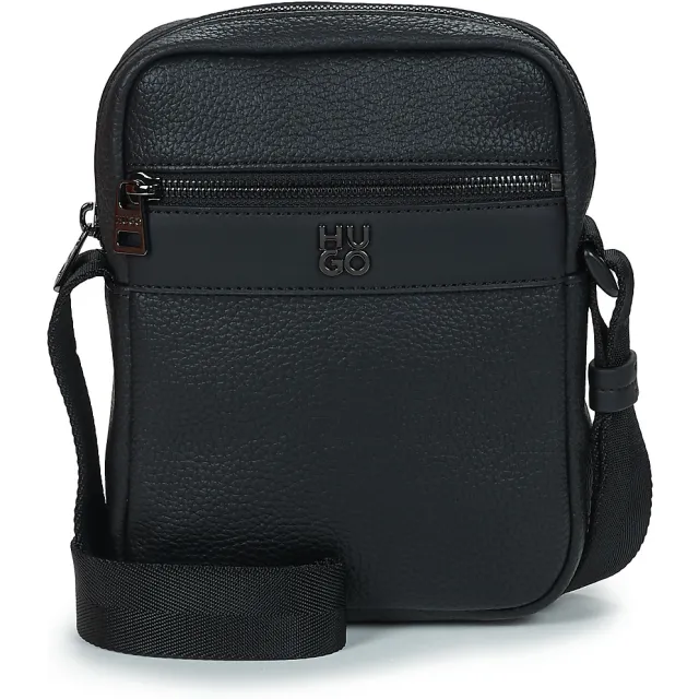 Hugo Quantic schoudertas 21 cm zwart