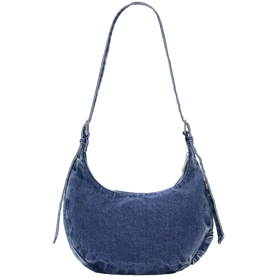 Desigual Centella denim schoudertas blauw, foto 3