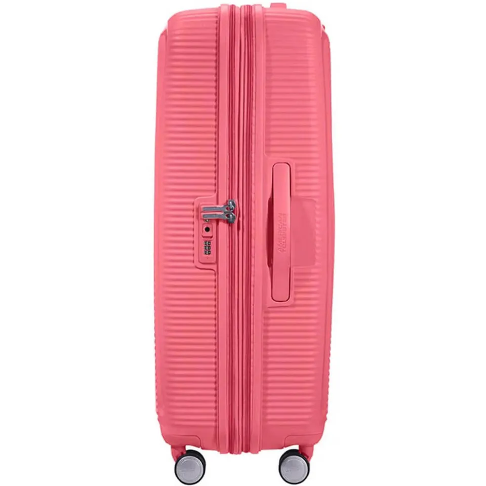 American Tourister Soundbox Spinner koffer roze, foto 4