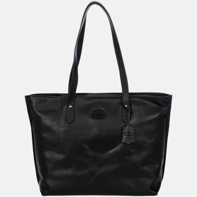 Bric's Volterra shopper L nero zwart